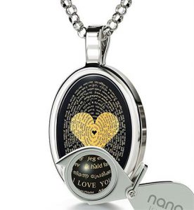 Unique Valentine Gifts For love necklace 120 languages