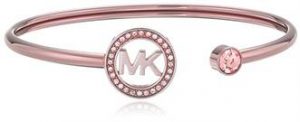Michael Kors Sable MK Logo Flex Cuff Bracelet