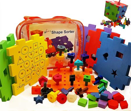 Best Gifts For A 3-Year-Old Girl Shape Sorter Activity Cube Peg Board Set