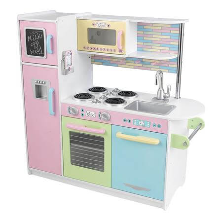 Best Gifts For A 4 Year Old Girl KidKraft Uptown Pastel Kitchen Playset