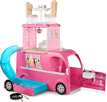 Best Gifts For A 5 Year Old Girl Barbie Pop-Up Camper Vehicle