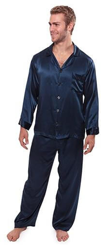 TexereSilk Men Classic Silk Pajama Set