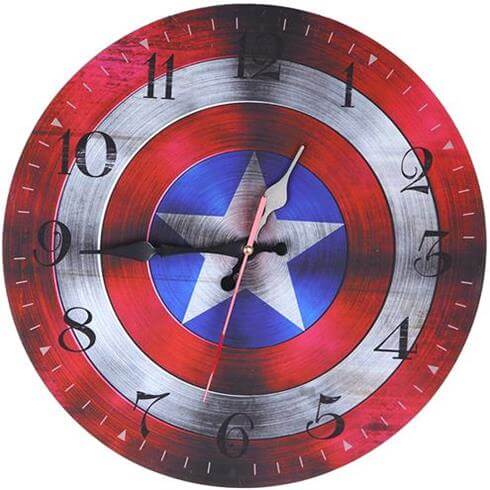 Captain America wall clock