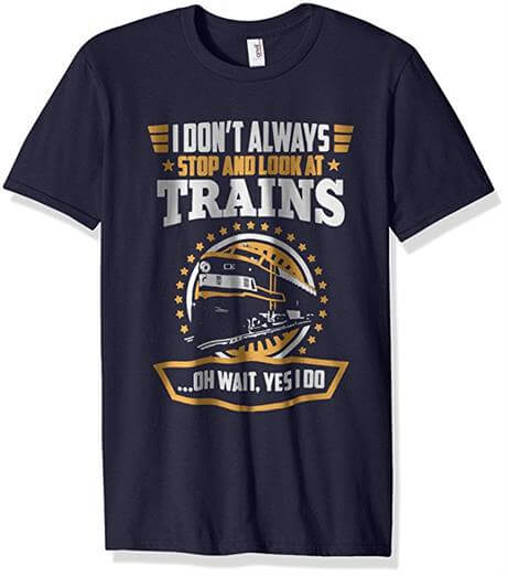 funny train t shirts