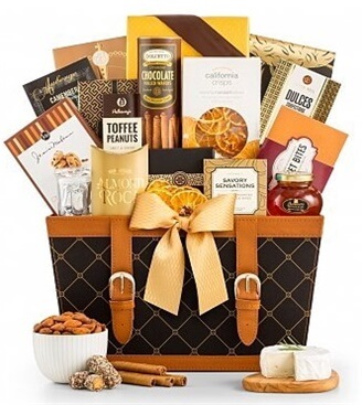 Golden Gourmet Gift Basket