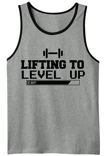 Lifting To Level Up Workout Mens Tank Top