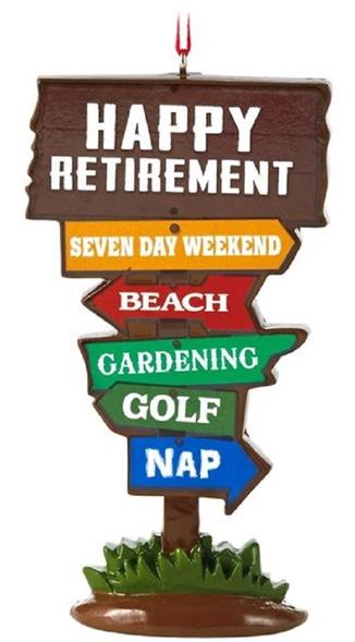 Retirement Hallmark Gift Ornament Milestones