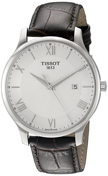 Tissot Men Tradition Analog Display Swiss Quartz Brown Watch