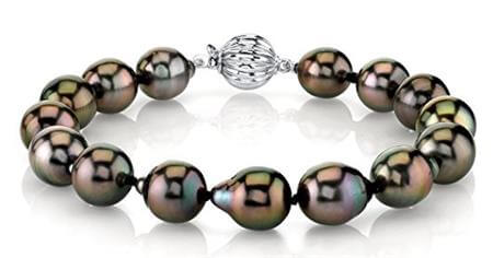 14K Gold Tahitian South Sea Cultured Pearl Bracelet