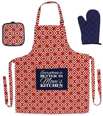 Everything is Better in Moms Kitchen Funny Aprons