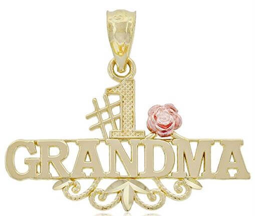 Gold 1 Grandma Charm