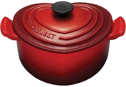 Le Creuset Enameled Cast Iron 2 Quart Heart Casserole