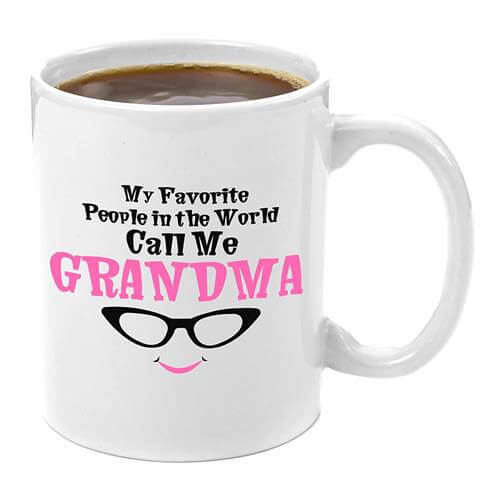 My Favorite People in the World Call me Grandma Mug