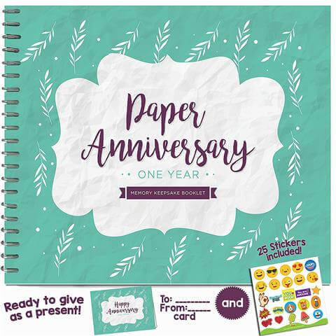 1 Anniversary Memory Journal