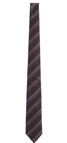 Mixed stripe jacquard tie
