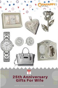 The Best Silver 25th Wedding Anniversary Gifts For Wife | HaHappy Gift