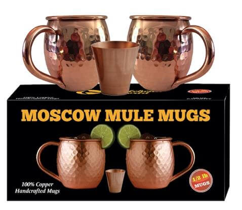 WHALEHEAD Moscow Mule Copper Mugs