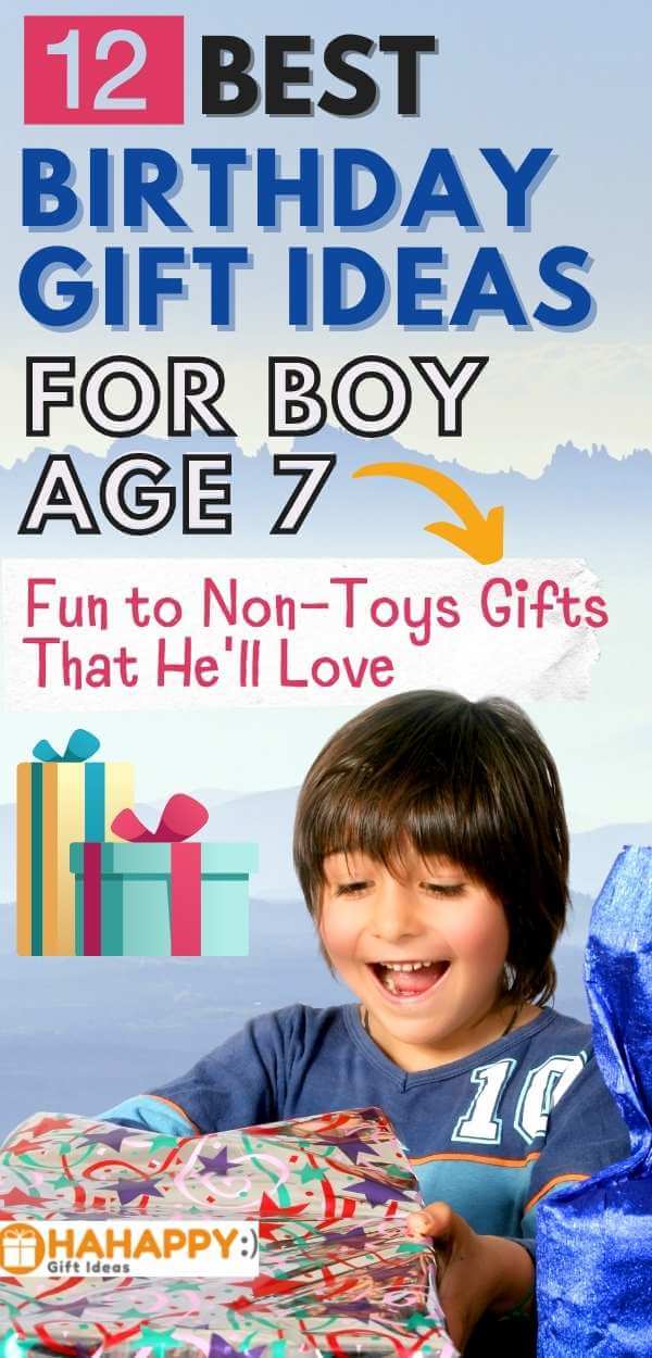 boys age 7 birthday gift ideas