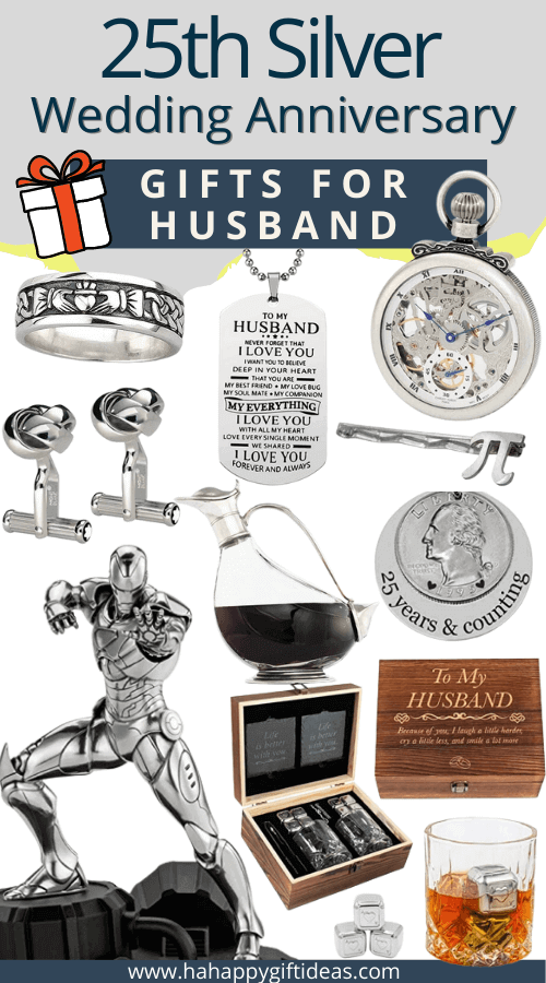 25th Silver Wedding Anniversary Gifts For Husband 