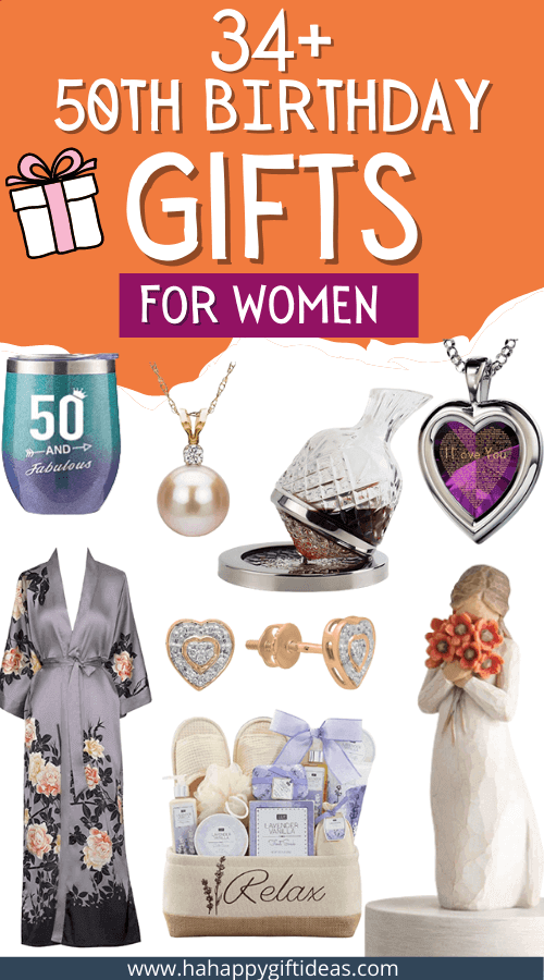 50th birthday gifts for women pin 1 1