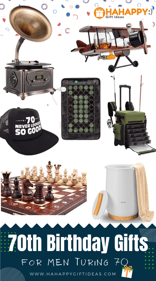 70th birthday gifts for men