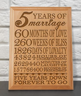5 Year Wedding Anniversary Gifts for Husband 09 1